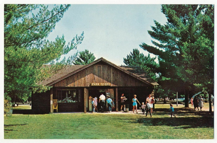 Hartwick Pines State Park - OLD POSTCARD VIEW